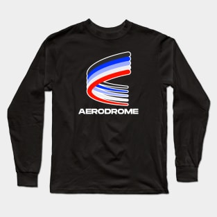 Aerodrome - White Outline Long Sleeve T-Shirt